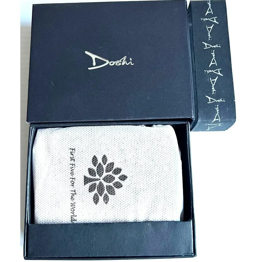 Doshi Premium Vegan Slim Bifold Wallet NWT‎